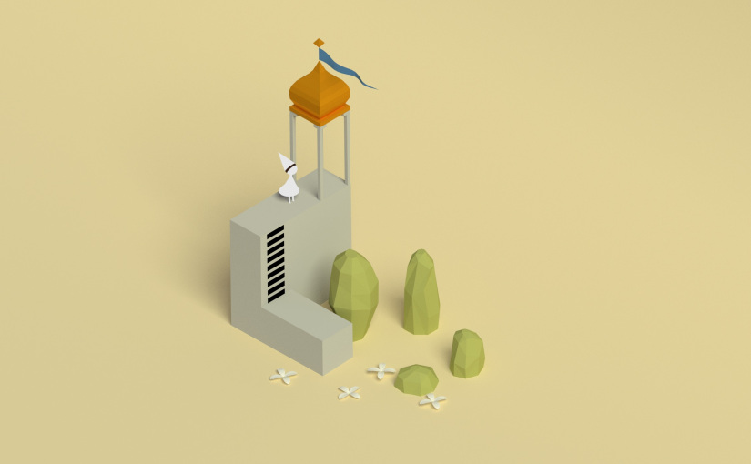 BlenderでMonument Valley風の3Dグラフィックを制作してみた